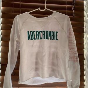 abercrombie crop sweatshirt